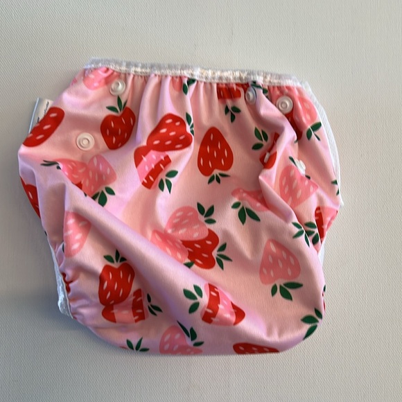 Bundle of Reusable & Adjustable Swim Diaper/Cloth Diaper Cover 0-36 months EUC - Picture 8 of 11